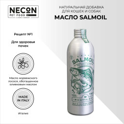 Necon Salmoil Ricetta №1 лососевое масло для собак и кошек для поддержания работы почек - 250 мл
