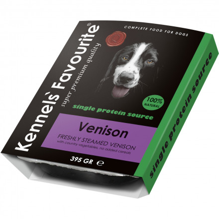 Kennels` Favourite 100% Venison влажный корм для собак с олениной - 395 г