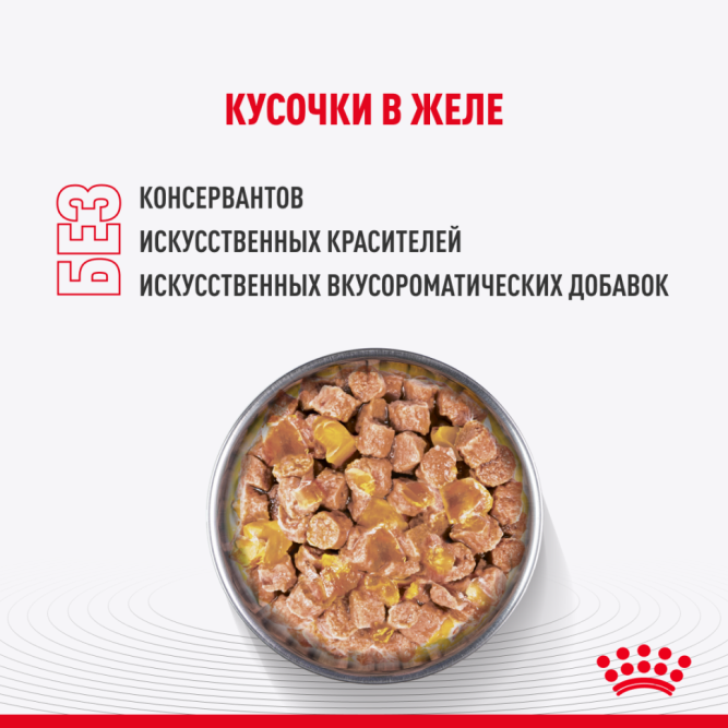 Royal Canin Kitten Sterilised влажный корм для котят в возрасте от 6 до 12 месяцев после стерилизации и кастрации, кусочки в желе, в паучах - 85 г х 28 шт
