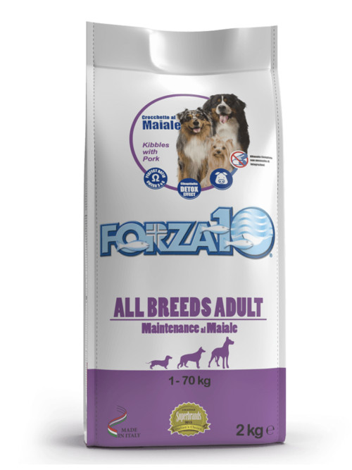 Forza10 Maintenance Dog Adult All Size сухой корм для взрослых собак всех пород со свининой - 2 кг