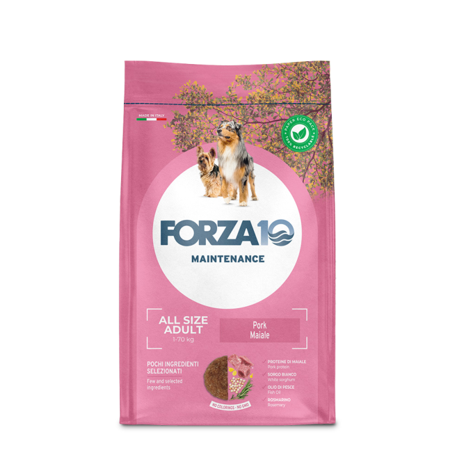 Forza10 Maintenance Dog Adult All Size сухой корм для взрослых собак всех пород со свининой - 2 кг