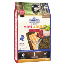 Сухой корм Bosch Mini Adult для собак маленьких пород с ягненком и рисом - 3 кг