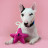 Mr.Kranch игрушка для собак мелких и средних пород Звездочка с канатом и пищалкой, 26х16х5 см, нежно-розовая