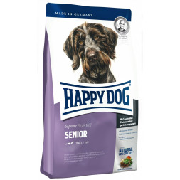 Happy Dog Supreme Fit &amp; Well Senior сухой корм для пожилых собак с птицей и лососем - 4 кг