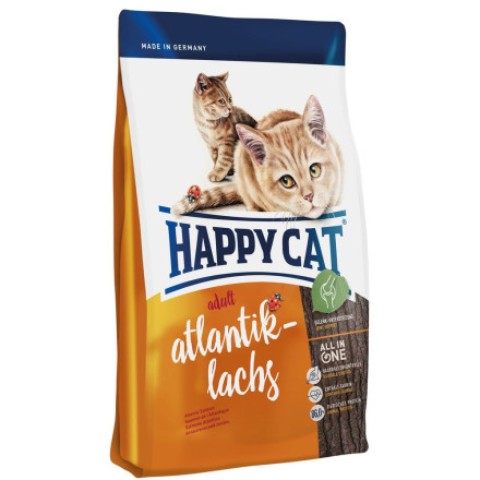 Happy Cat Fit&amp;Well Adult сухой корм для взрослых кошек с атлантическим лососем - 1,4 кг