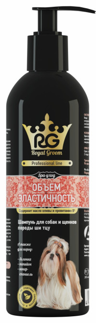Apicenna Royal Groom Объем &amp; Эластичность шампунь для собак и щенков породы ши-тцу - 200 мл