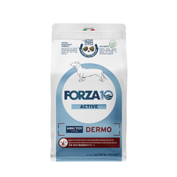 Forza10 Active Adult Dermo Mini/Toy сухой корм для взрослых собак мелких пород с патологиями кожного покрова - 1,5 кг