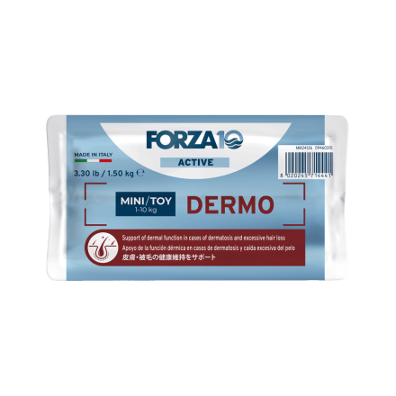 Forza10 Active Adult Dermo Mini/Toy сухой корм для взрослых собак мелких пород с патологиями кожного покрова - 1,5 кг