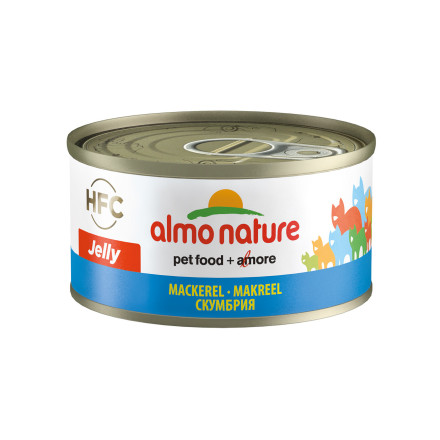 Almo Nature Legend Adult Cat Mackerel консервированный корм с цельными кусочками макрели в бульоне для взрослых кошек - 70 гр. х 24 шт.