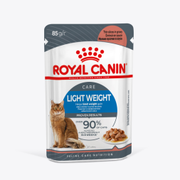 Royal Canin Light Weight Care влажный корм для взрослых кошек для профилактики избыточного веса мелкие кусочки в соусе, в паучах - 85 г х 28 шт