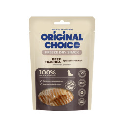 Original Choice сублимированное лакомство для собак трахея говяжья - 50 г