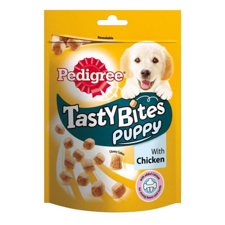 Лакомство Pedigree Tasty Bites для собак в форме ароматных кусочков с курицей - 130 г