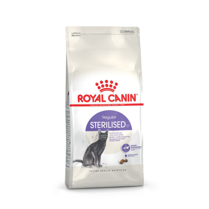 Royal Canin Sterilised 37 сухой корм для взрослых стерилизованных кошек - 10 кг