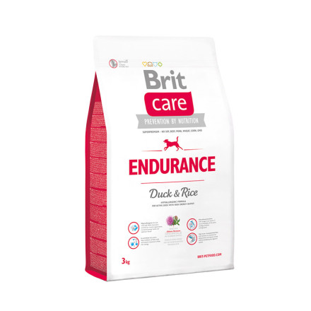 Сухой корм Brit Care Endurance Duck &amp; Rice для активных собак всех пород с уткой и рисом - 3 кг
