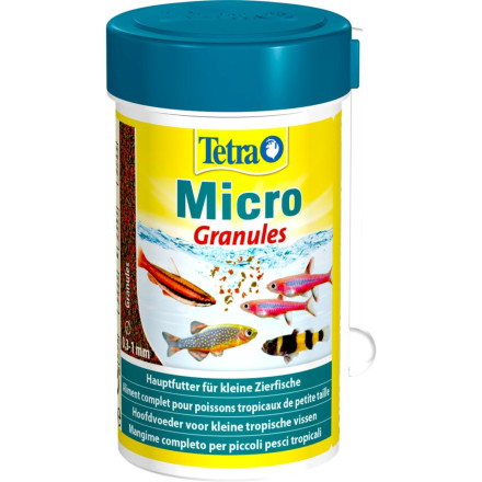 Tetra Micro Granules корм для мелких видов рыб - 100 мл