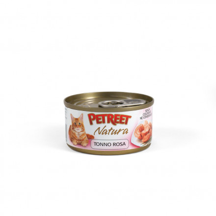 Petreet влажный корм для взрослых кошек с розовым тунцом - 70 г