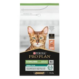 Pro Plan Cat Adult Sterilised сухой корм для стерилизованных кошек с лососем - 1,5 кг