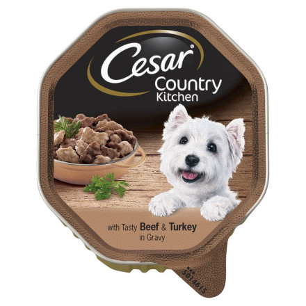 Цезарь для взрослых собак рагу из говядины и индейки / Cesar 0,150 кг (ламистер)