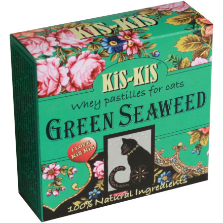 KiS-KiS Pastils Green Seaweed таблетки с зелеными морскими водорослями для кошек - 60 г