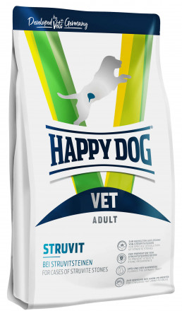 Happy Dog Vet Diet Struvit сухой корм для взрослых собак для растворения струвитных камней - 1 кг