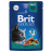 Brit Premium паучи для взрослых кошек с уткой кусочки в соусе - 85 г х 14 шт