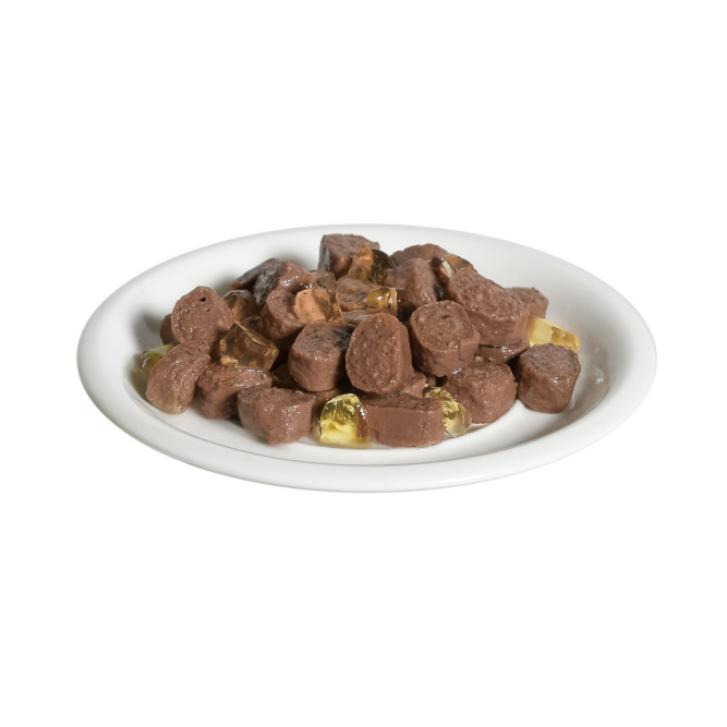 Florida паучи для стерилизованных кошек с говядиной, кусочки в желе - 85 г x 12 шт