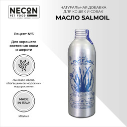 Necon Salmoil Linseaoil Ricetta №3 льняное масло для собак и кошек для борьбы с пищевой аллергией и непереносимостью - 250 мл