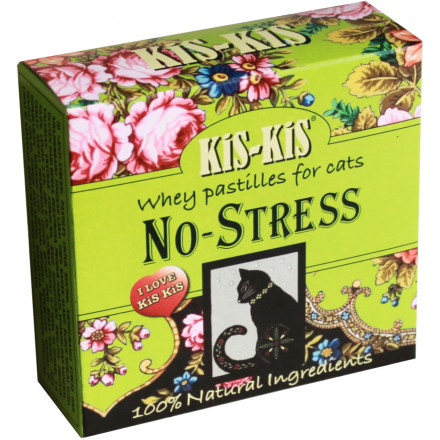 KiS-KiS Pastils No-Stress таблетки против стресса для кошек - 60 г