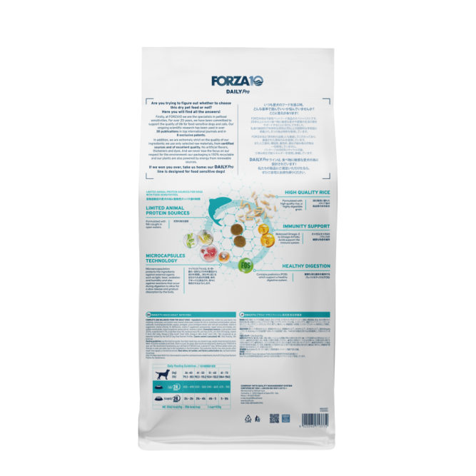 Forza10 DAILYPro Dog Adult Maxi сухой монобелковый корм для взрослых собак крупных пород c рыбой - 12 кг