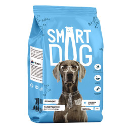 Smart Dog сухой корм для взрослых собак с лососем и рисом - 800 г
