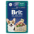 Brit Premium паучи для взрослых собак всех пород с уткой в соусе - 85 г х 14 шт