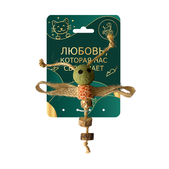 BONITAPET игрушка для кошек Стрекоза