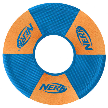 NERF игрушка для собак летающий диск для фрисби, плюшевый - 22,5 см