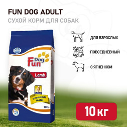 Farmina Fun Dog Lamb сухой корм для взрослых собак всех пород с ягненком - 10 кг