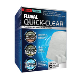 Fluval губка синтепоновая для фильтров, для механической очистки - 6 шт