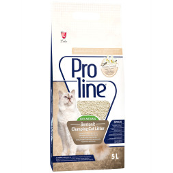 Proline комкующийся наполнитель для кошачьих туалетов, с ароматом ванили - 5 л (4,25 кг)