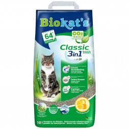 Biokat’s Classic Fresh наполнитель для кошачего туалета комкующийся c ароматизатором - 10 л