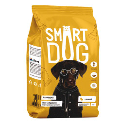 Smart Dog сухой корм для взрослых собак крупных пород с курицей - 800 г