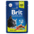 Brit Premium паучи для взрослых кошек с ягненком и говядиной кусочки в соусе - 85 г х 14 шт