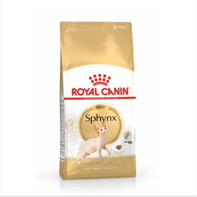 Royal Canin Sphynx сухой корм для взрослых кошек породы сфинкс - 10 кг