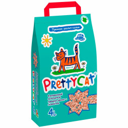Pretty Cat Premium наполнитель впитывающий для кошачьих туалетов - 2 кг (4 л)