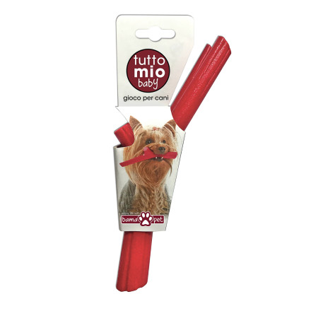 BAMA PET TUTTO MIO игрушка для собак палочка, 16 см, резиновая, цвета в ассортименте
