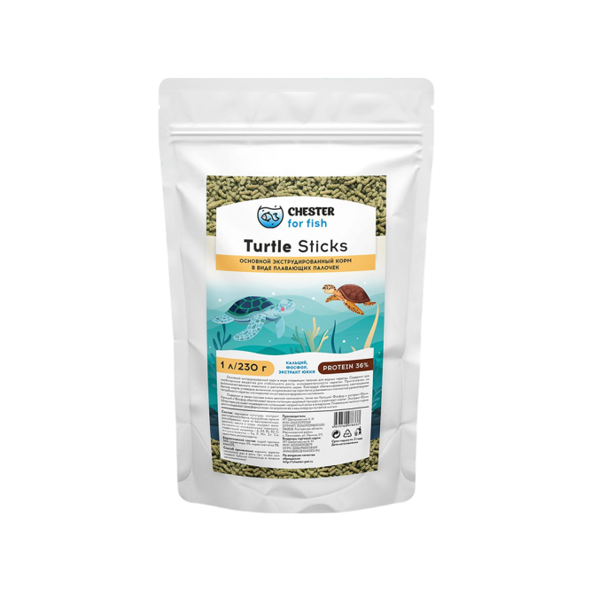 Chester Turtle Sticks корм для черепах в палочках - 230 г