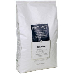 PRO-VET Dog Ultimate сухой корм для собак при аллергии, атопическом дерматите, сердечной недостаточности - 2,5 кг