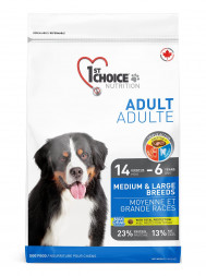 Бридер 1st Choice Adult Medium &amp; Large Breeds сухой корм для взрослых собак средних и крупных пород с курицей - 20 кг