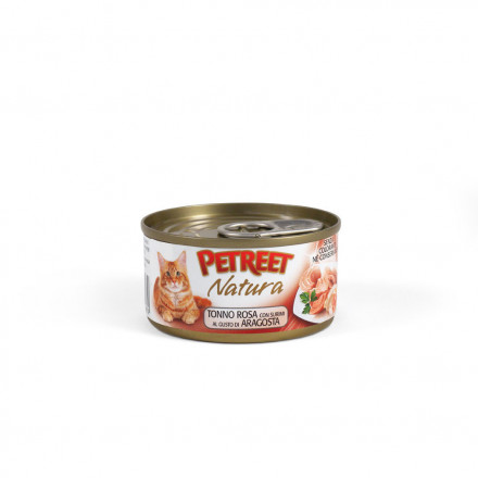 Petreet влажный корм для взрослых кошек с тунцом и лобстером - 70 г
