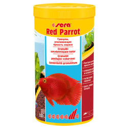 Sera Red Parrot корм для рыб вида красный попугай - 330 г