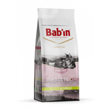 Babin Signature Chat Adulte Saumon сухой корм для кошек всех пород с лососем - 2 кг