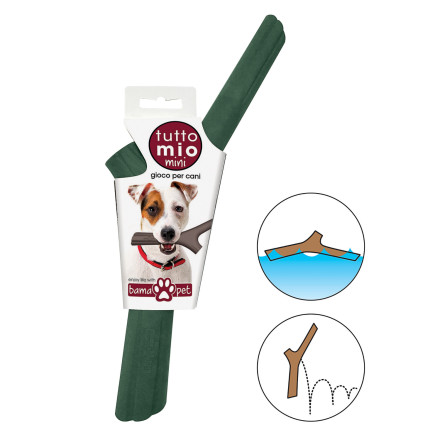BAMA PET TUTTO MIO игрушка для собак палочка, 25 см, резиновая, цвета в ассортименте