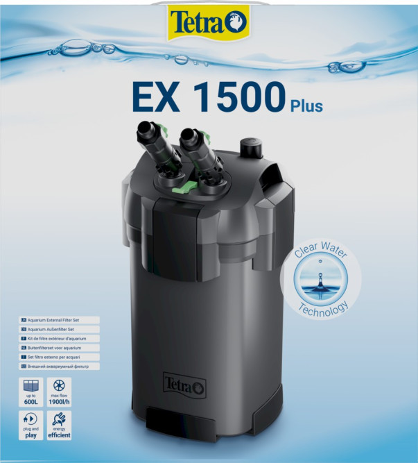 Tetra EX 1500 Plus Filter внешний фильтр для аквариумов 300-600 л